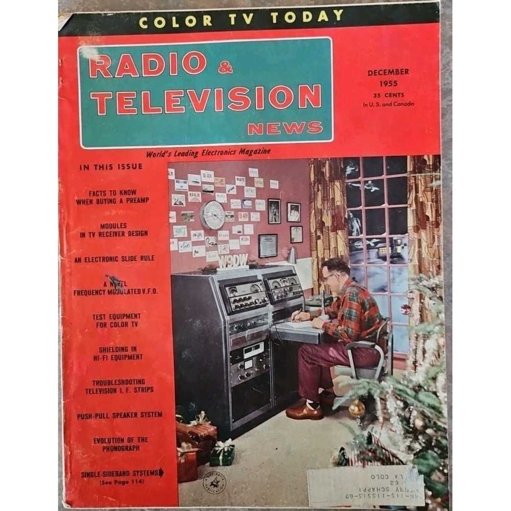 Radio & Television December 1955 Magazine